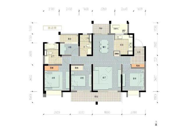 ▼138-141㎡四室两厅两卫