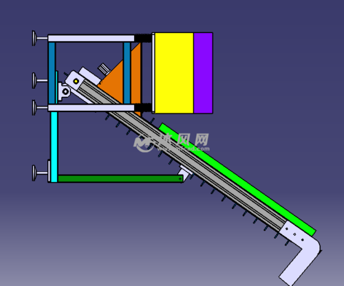 自动上料机三维模型