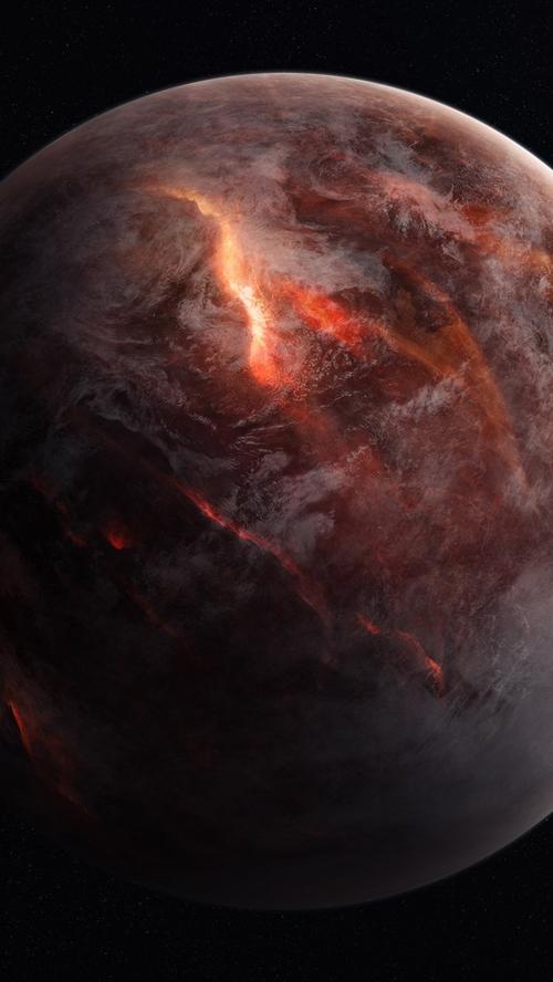 壁纸 行星,裂纹,黑色背景 3840x2160 uhd 4k 高清壁纸, 图片, 照片