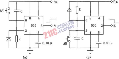 555组成的定时电路图