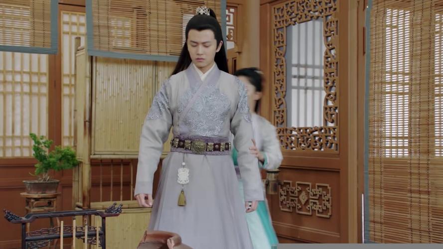 一脚往假山上一蹬,整个人快速旋转着飞跃到房顶,那月牙色锦袍如一道光