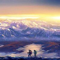 攀登雪山图片作为微信头像【点击鼠标右键下载】