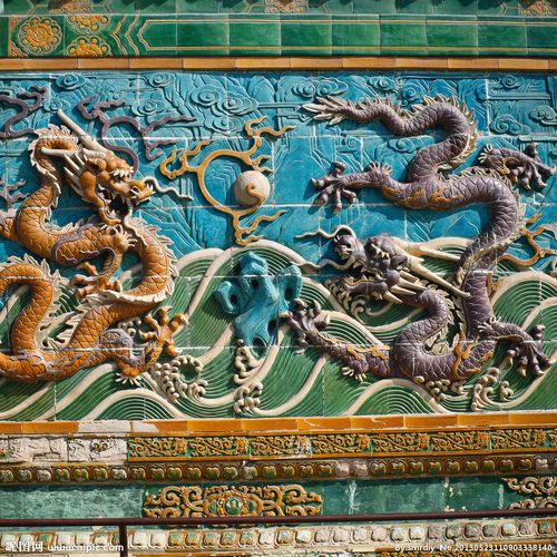 故宫龙纹浮雕图片