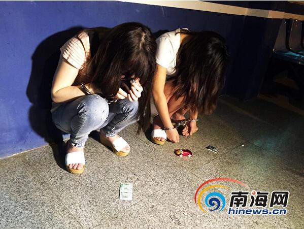 海口警方深夜"扫黄" 90后失足女称"来钱快"_大豫网