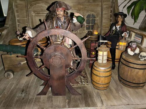 海盗船甲板制作配套1/6兵人