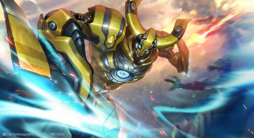 王者荣耀-墨子皮肤-金属风暴