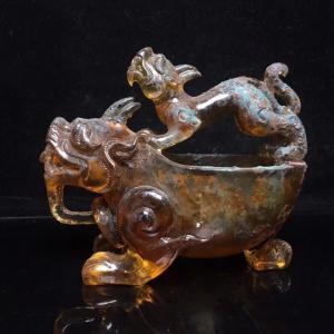 放福利!精美古法仿水晶楞严咒琉璃吊坠一个!点击头像