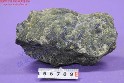 绿色蛇纹石化辉石橄榄岩_green serpentinized  _国家