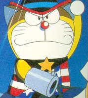 找一张哆啦a梦的壁纸,它是板着一张脸的,有些生气的样子,大图