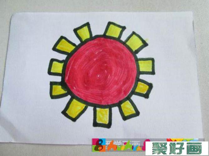 儿童画中太阳的几种画法