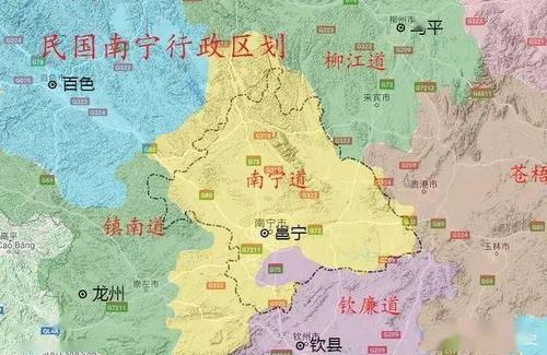 广西南宁行政区划史,宾横邕三州并立,宾阳在南宁之前