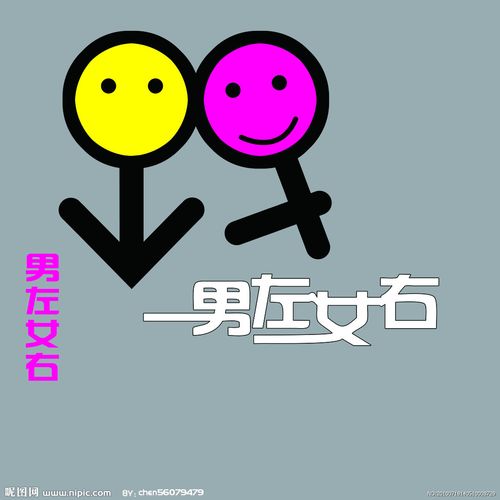 男左女右
