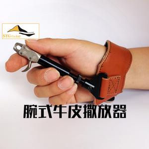 卡钳式撒放器 扳机灵敏复合弓皮撒放 弓箭射箭器材军兴腕式撒放器