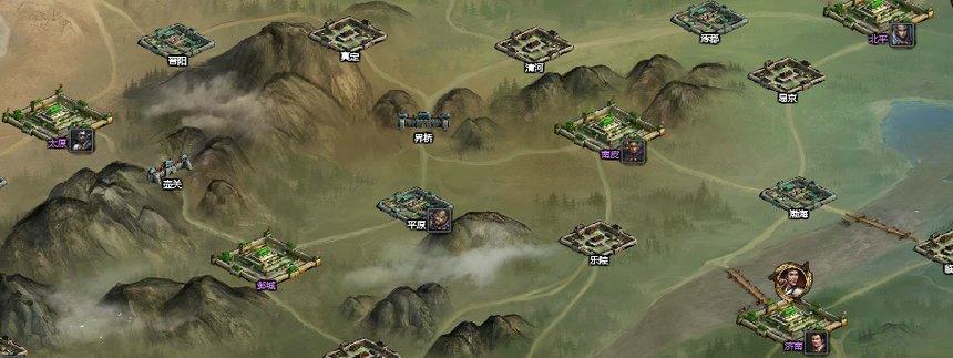 大皇帝新国战大本营城池地图