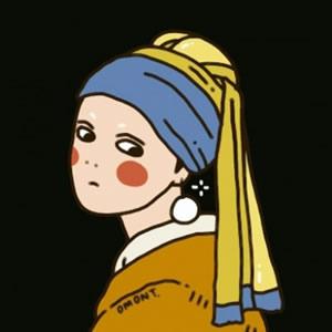 qq小女孩搞怪头像卡通图片