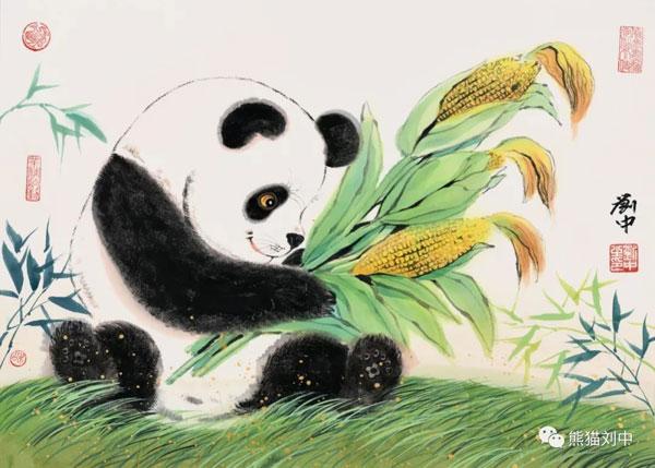 感恩18,祝福19——熊猫画家刘中的公益之路