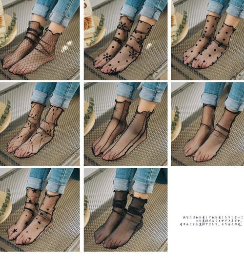 配凉鞋的袜子防晒袜子女夏 防紫外线高腰袜子女 韩版薄丝袜中筒