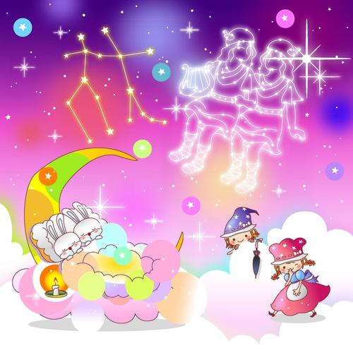 月亮上睡觉的兔子