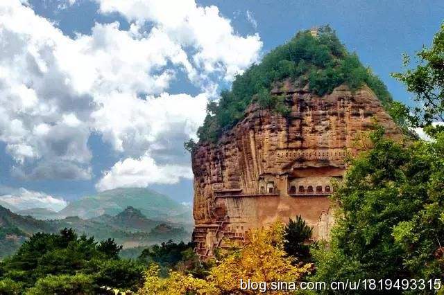 [转载]中国四大石窟艺术宝库麦积山石窟