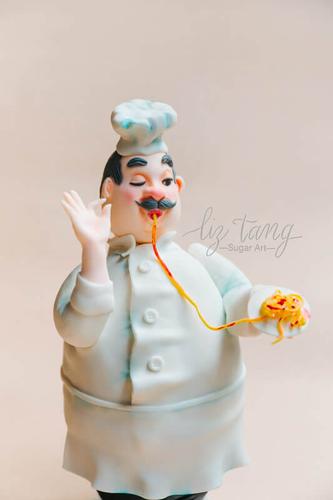 大胖厨师蛋糕装饰
