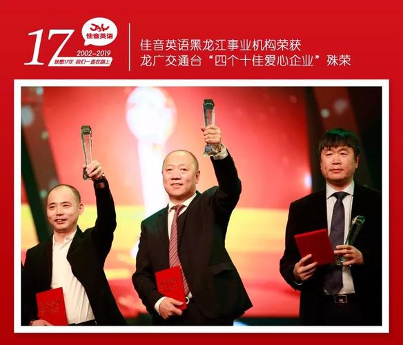 2015年2月2日,佳音英语黑龙江事业机构荣获2015年度龙广交通台"四个