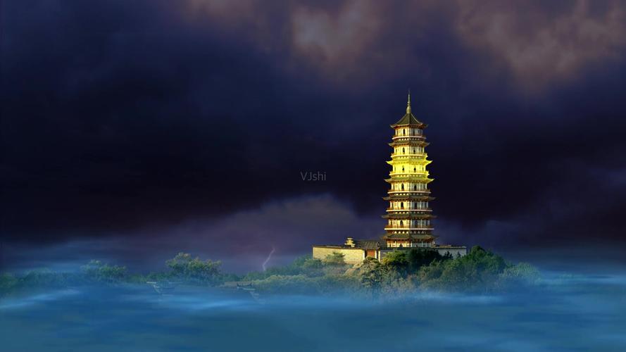 白蛇传水漫金山寺_1920x1080_高清视频素材下载(编号:232052)_舞台