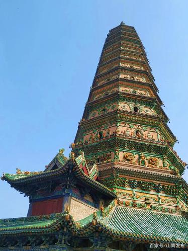 山西广胜寺飞虹塔,世界最高的琉璃塔,雍正帝曾亲笔题