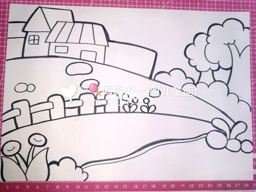 【幼师考编儿童画】—万能场景_幼师_儿童画_马克笔_幼师考编_教育