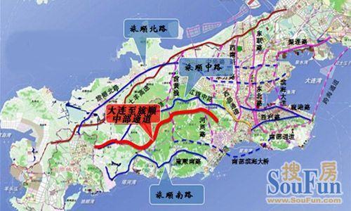 大连至旅顺中部通道5月开工 沿线这些盘要火!