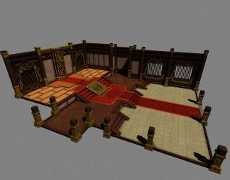 拳击擂台3d模型