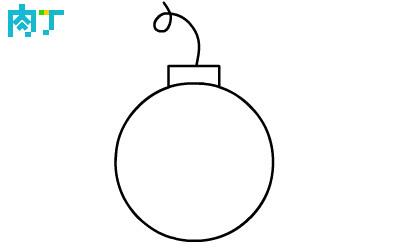 简笔画地雷的画法 简笔画动画教程之手雷的绘画分解步骤