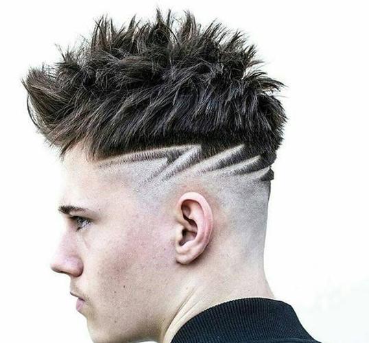 男士发型刻痕图片大全2
