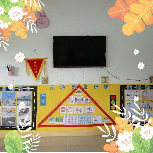 中一班主题墙《交通工具》