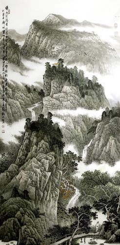 张树人山水画作品欣赏