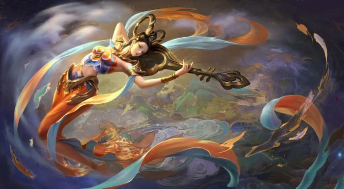 杨玉环 遇见飞天 原画 (无水印)