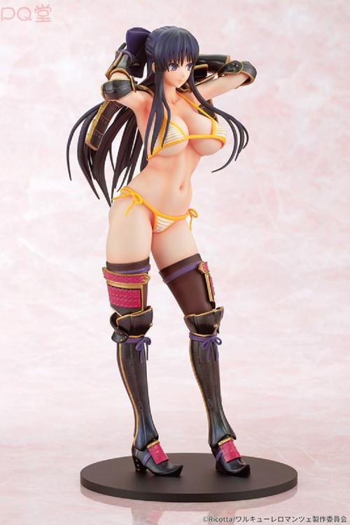 手办qsix少女骑士物语龙造寺深蓝泳装内衣日版手办