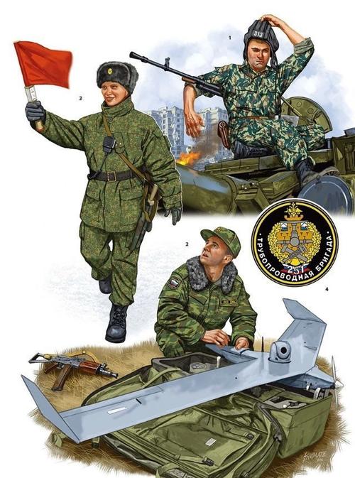 这名军官穿正规陆军版本的战斗服,肩章带上的两颗星徽代表了他的军衔