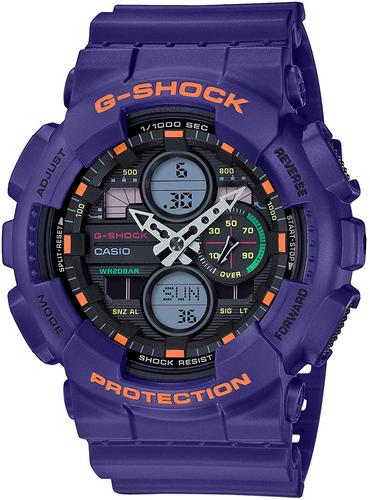 casio g-shock ga-140-6ajf purple