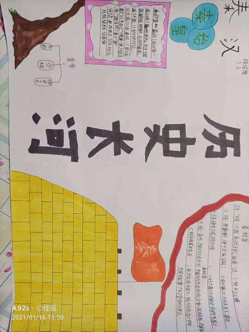 科尔沁实验初中七年二班历史手抄报———先秦时期历史