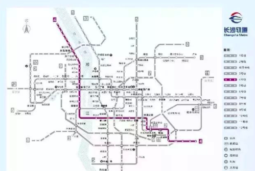长沙地铁1号线北延望城 4号线年底发车