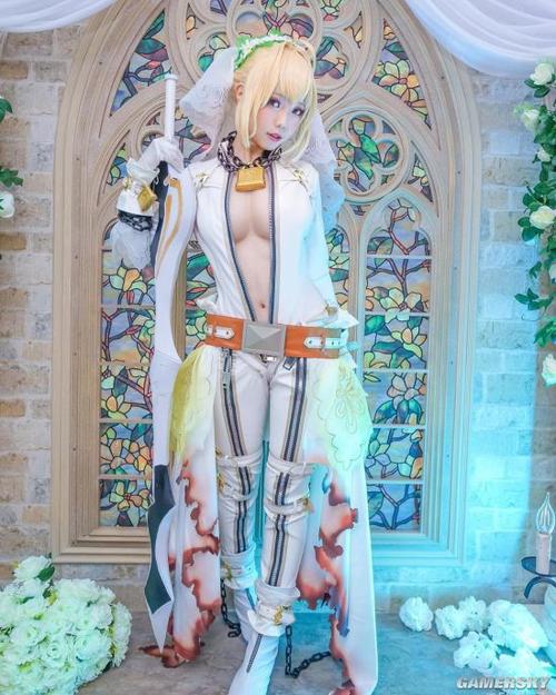 美少女玉藻前cos这只小狐狸也太性感了