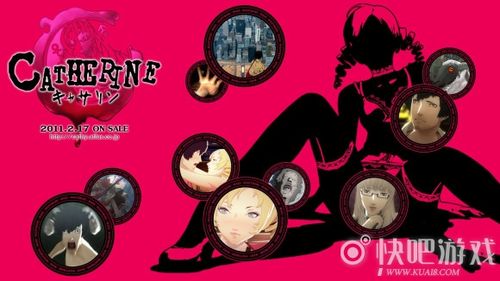 和花心对象catherine的三角关系为中心推动故事发展的动作冒险游戏