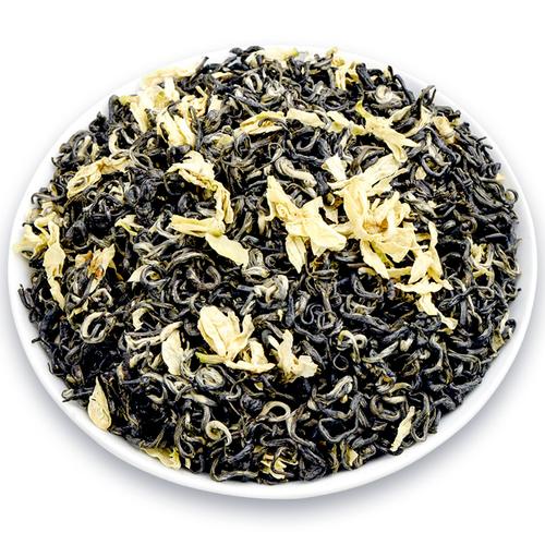 茉莉花茶川派茉莉飘雪新茶浓香型茶叶花草茶木桶礼盒装500g送礼