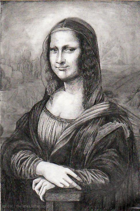 素描-蒙娜丽莎的微笑2011--小x(自由撰稿人)