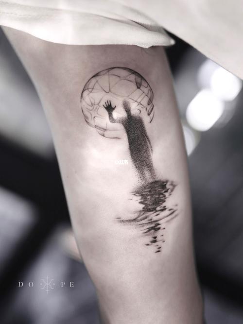 没人理解你的孤独·情绪单针纹身·上海纹身_纹身_孤独_故事_艺术