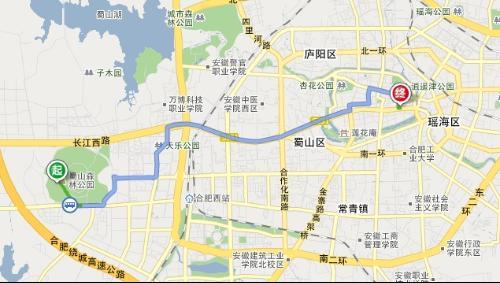 从合肥大蜀山怎么坐公交车到合肥市42中