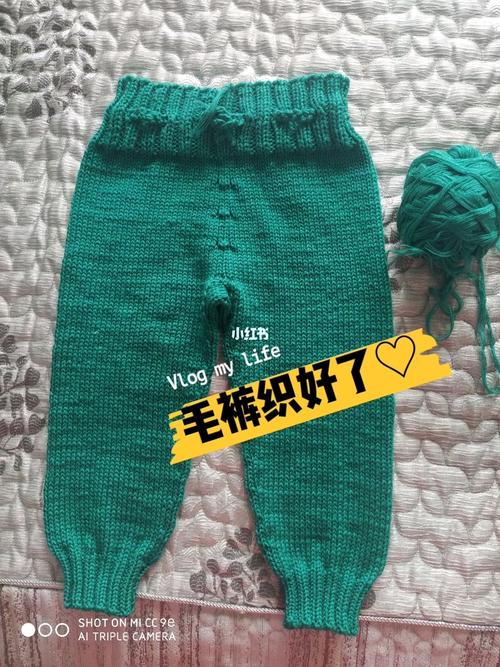 给孙女织的小毛裤 完成73_手工制作_编织_毛衣_手工