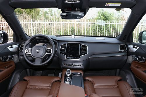 【 沃尔沃xc90图片】_黑色/棕色_内饰_搜狐汽车网