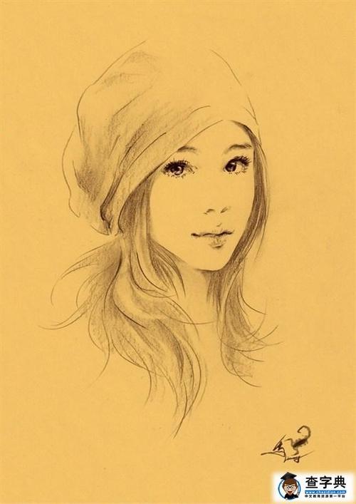 儿童铅笔画图片大全-美人鱼畅想