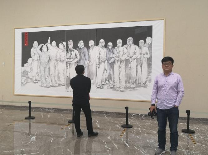 阳信画家绘制《大国脊梁》入选省美协画展 _滨州网
